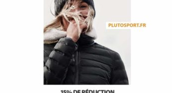 Offre Plutosport : 15% de remise sur les manteaux (Napapijri, The North Face, Superdry….) – même promo