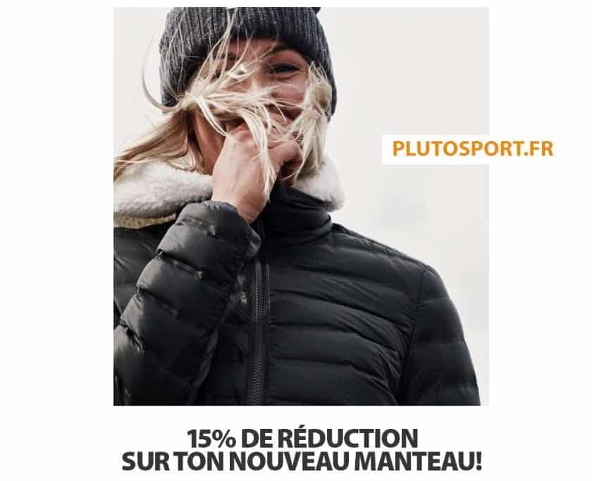 Offre Plutosport code promo manteaux