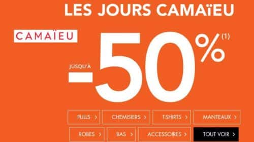 Remises sur les promos jours Camaïeu