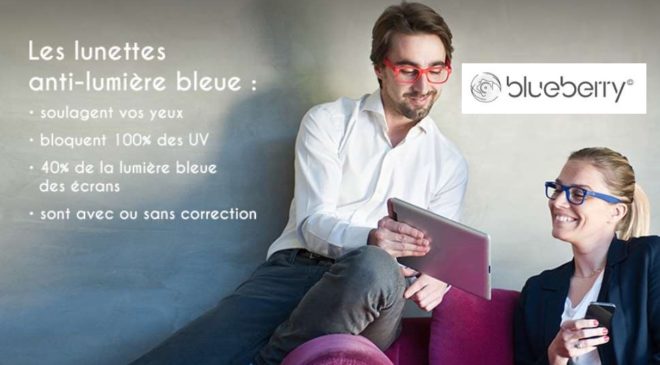 Rosedeal Blueberry remise sur les lunettes anti lumière bleue