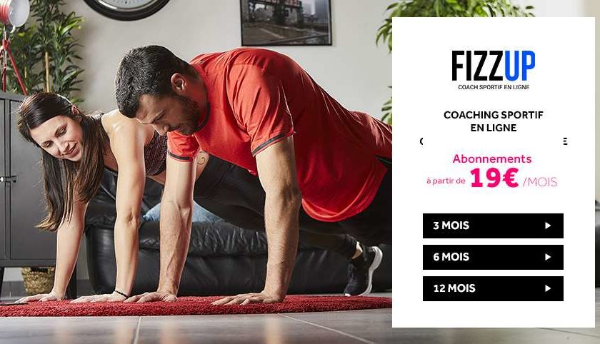 Vente privée FizzUp PREMIUM abonnement coach sportif en ligne