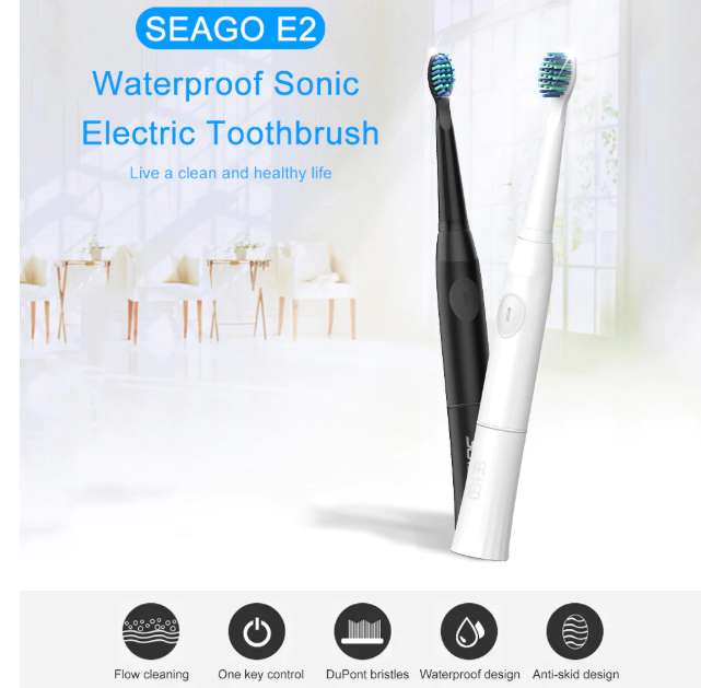 brosse à dents électrique SEAGO E2 étanche