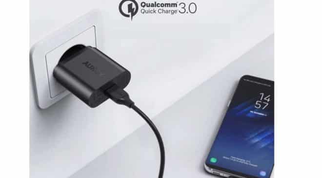 chargeur Quick Charge 3 secteur Aukey 19,5W