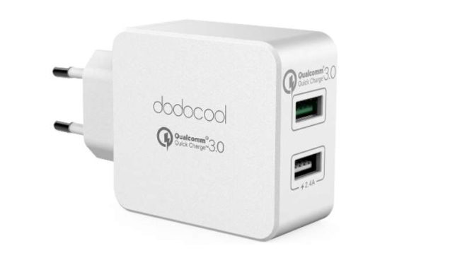 chargeur double USB Dodocool charge rapide Quick charge 3