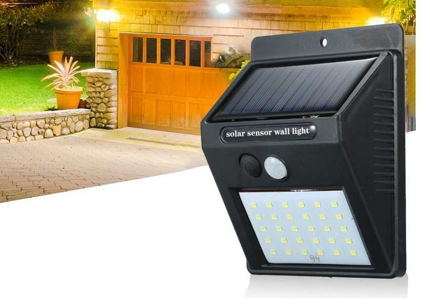 lampe solaire avec détecteur de mouvement 20 LED
