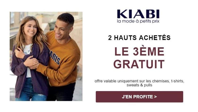 2 hauts achetés sur Darty le 3e gratuit