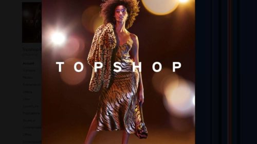 20% de remise sur le site Topshop