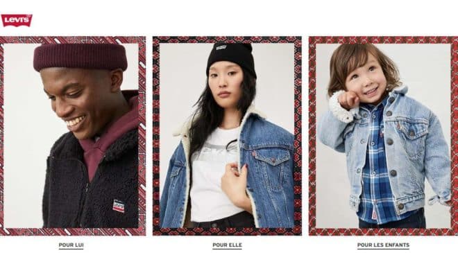 20% de remise sur tout le site Levi’s