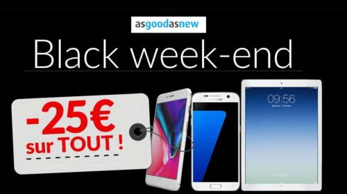 25€ de réduction sur Asgoodasnew smartphones, tablettes… reconditionnés à neuf garantie