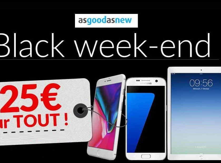 25€ de réduction sur Asgoodasnew smartphones, tablettes… reconditionnés à neuf garantie
