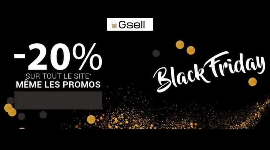 Black Friday – Cyber Monday Gsell (bagagerie, maroquinerie) 20% de remise sur tout même promo