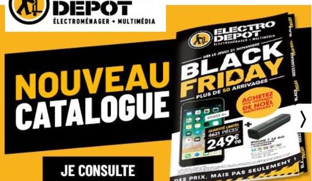 Black Friday Electro Depot découvrir les promotions à saisir dès aujourd’hui