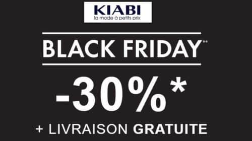 Black Friday Kiabi 30% de remise sur le site