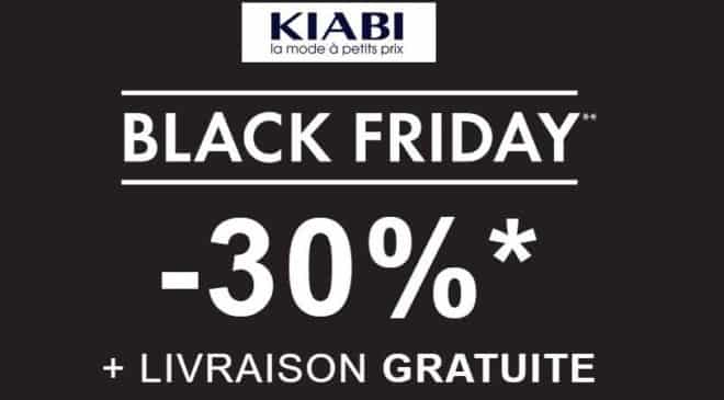 Black Friday Kiabi 30% de remise sur le site
