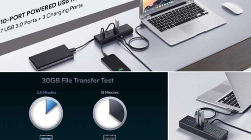 HUB 10 ports USB Aukey PROMOTION