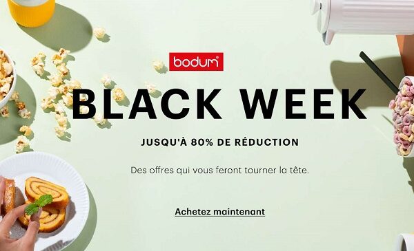 jusqu’à 80% sur des centaines d’appareils pendant le black friday bodum