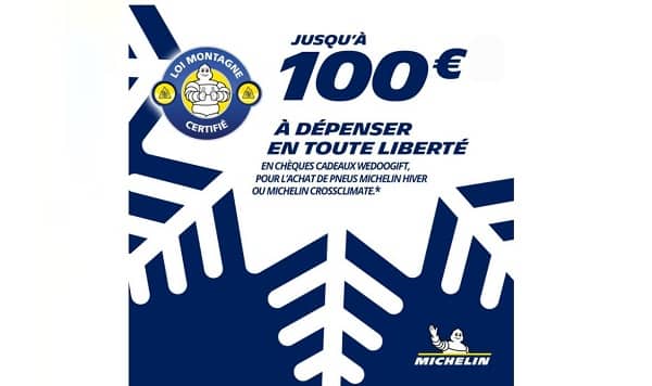 Offre pneus hiver Michelin