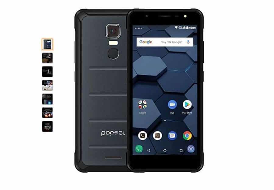 219€ smartphone étanche antichoc Poptel P10 (octo-core, 4Go/64Go, Android 8.1…)