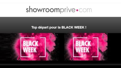 Semaine Black Friday Showroomprivé