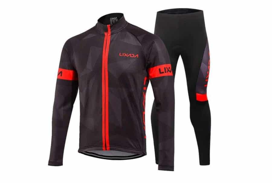 FLASH : 34,99€ ensemble cycliste hiver Lixada (long, rembourré, doublure polaire…) port inclus