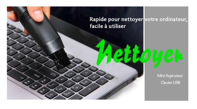 mini aspirateur de clavier pour ordinateur portable USB