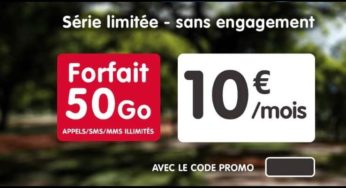 Forfait 50Go NRJ Mobile pour seulement 10€ par mois A VIE – tout illimité