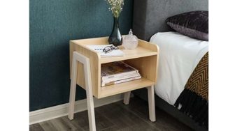 Seulement 25,89€ table de chevet ou appoint Songmics (empilable / pieds métal) – livraison gratuite