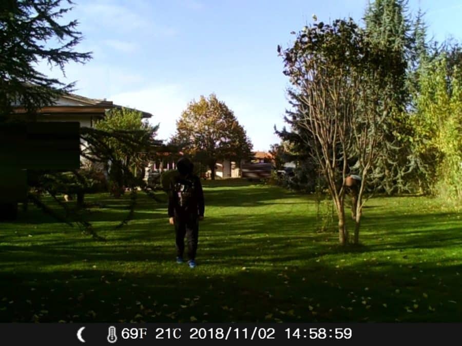 test camera chasse H45 2