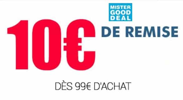 10€ de remise sur MisterGoodDeal