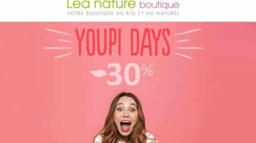 30% de remise sur tout le site Lea Nature