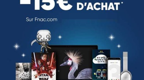 Best of Fnac 15€ de remise supplémentaire