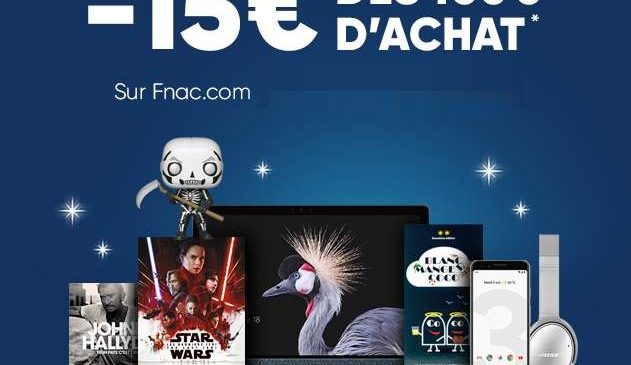 Best of Fnac 15€ de remise supplémentaire