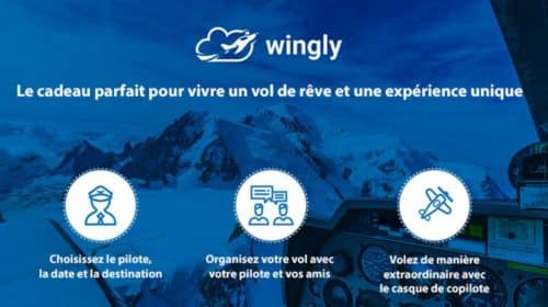 Bon d’achat Wingly pour une réservation d'un vol dans un avion de tourisme