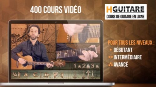 Cours de guitare en ligne moitié prix