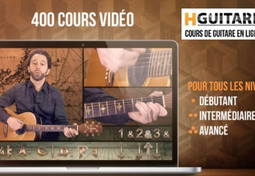 Cours de guitare en ligne moitié prix