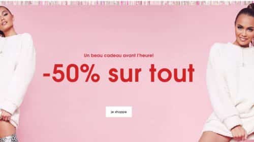 Moins 50% sur tout MissGuided