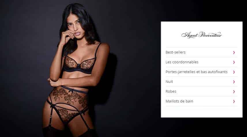 vente privée lingerie