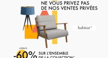 Vente Privée Habitat : jusqu’à -60% sur les meubles et décoration