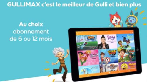 Vente privée GulliMax abonnement à moitié prix