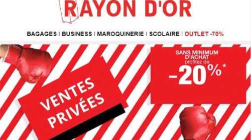 Ventes Privées Rayon d’OR Bagages