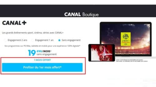 abonnement à CANAL+ gratuit sans engagement