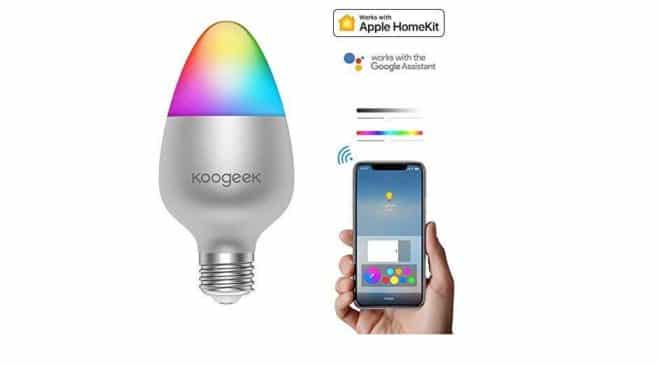 ampoule LED Wi-fi Koogeek Amazon Alexa, Apple Homekit ou Google Home