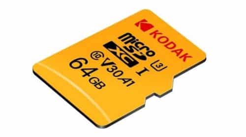 carte micro SD 64Go Kodak U3