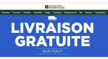 -20% (même sur promo -70%) + livraison gratuite sur Mountain Warehouse