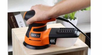 23,99€ ponceuse excentrique Tacklife avec compartiment poussière (livrée avec 12 disques)