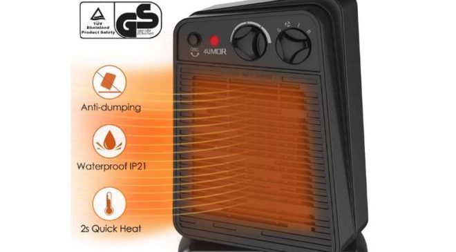radiateur soufflant oscillant céramique avec thermostat 4UMOR