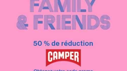 50% de remise sur toute la collection Camper