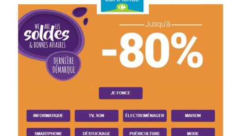 Dernière démarque des soldes Rue du Commerce