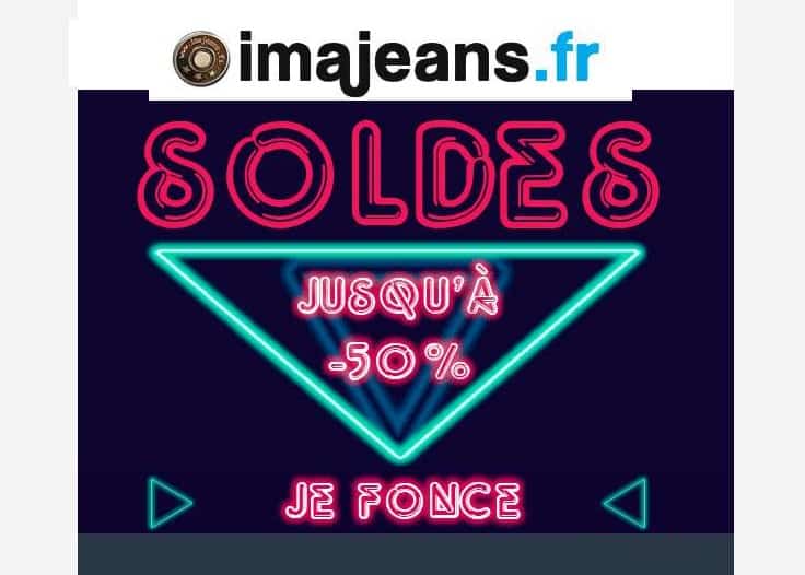 Nouvelles démarques Imajeans : jusqu’à -50% + livraison gratuite (jeans et vêtements de marques)