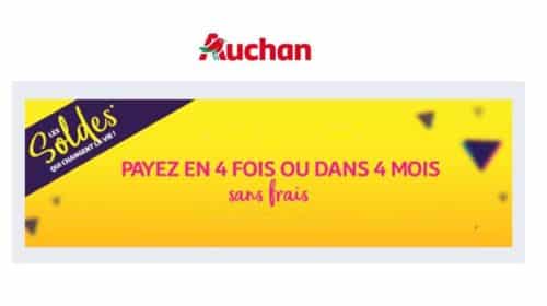 Payez en 4 fois ou dans 4 mois sans frais sur AUCHAN